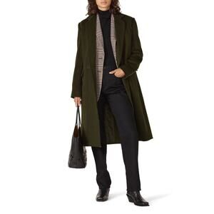 Derek Lam Dark Green Oversized Wool Blend Blazer Coat Size XXL